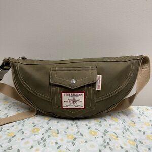 True Religion Khaki Men's Belt Bag